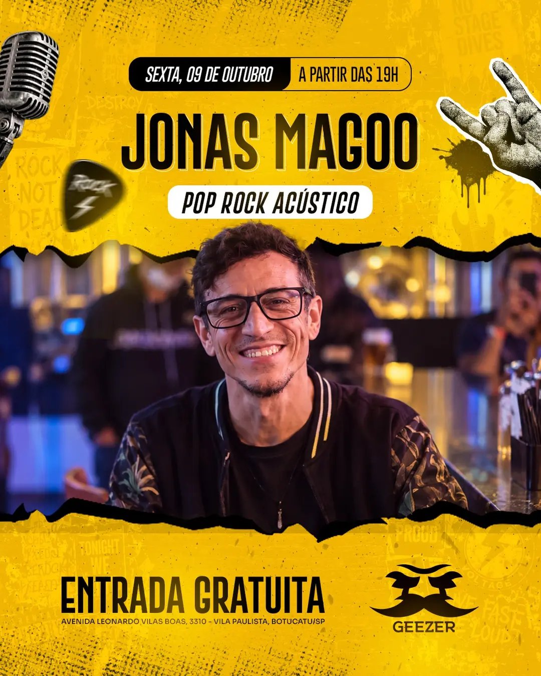 Flyer de Jonas Magoo