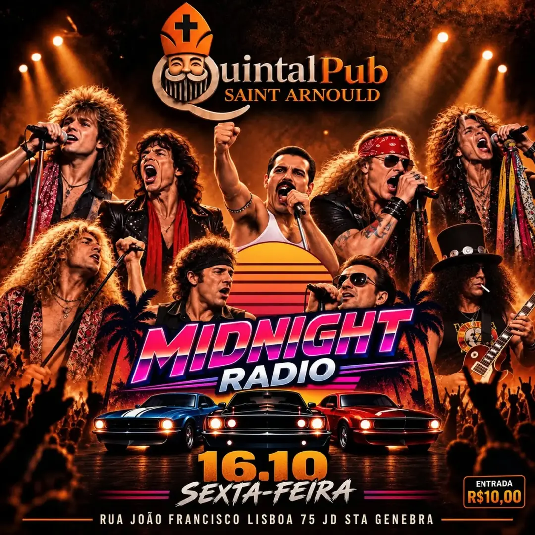 Flyer de Midnight Radio