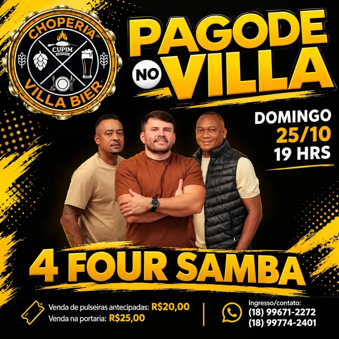 Flyer de 4 Four Samba