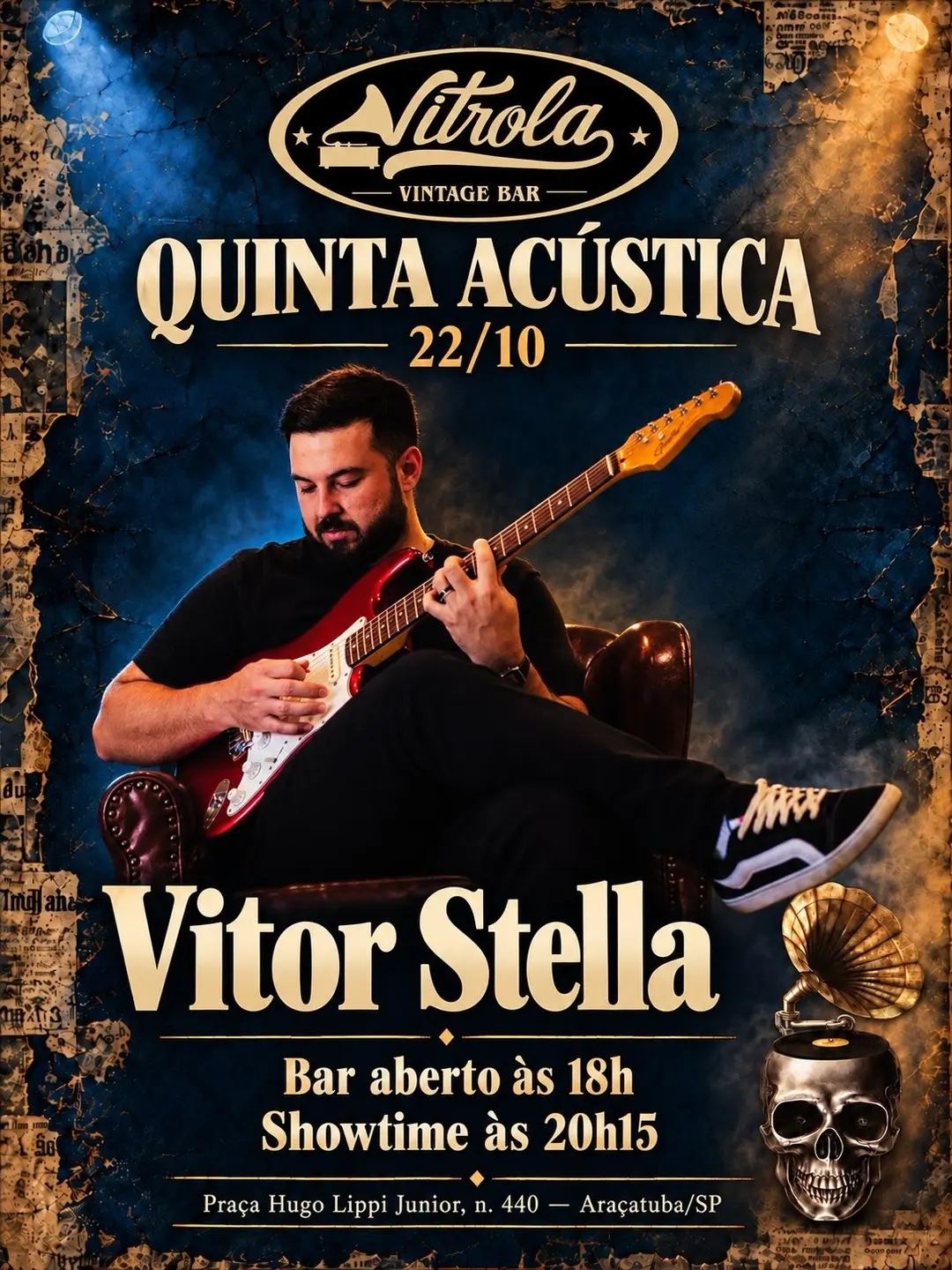 Flyer de Vitor Stella