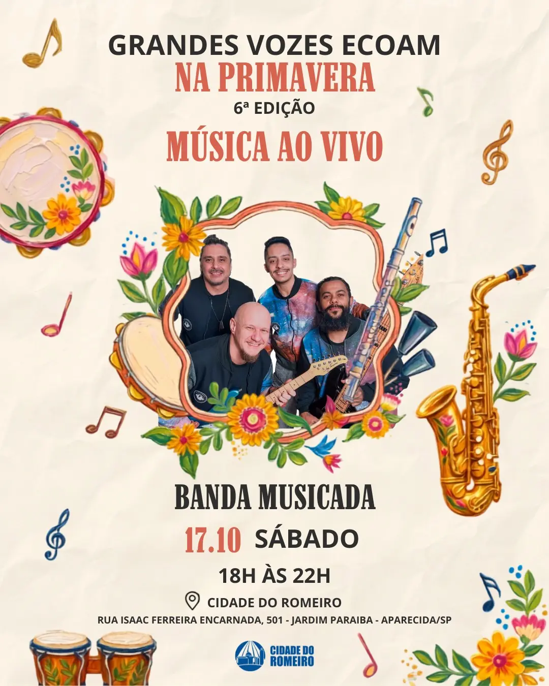 Flyer de Musicada