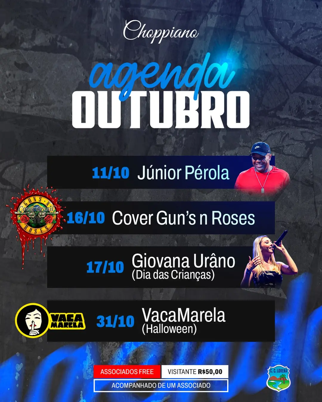 Flyer de Junior Perola