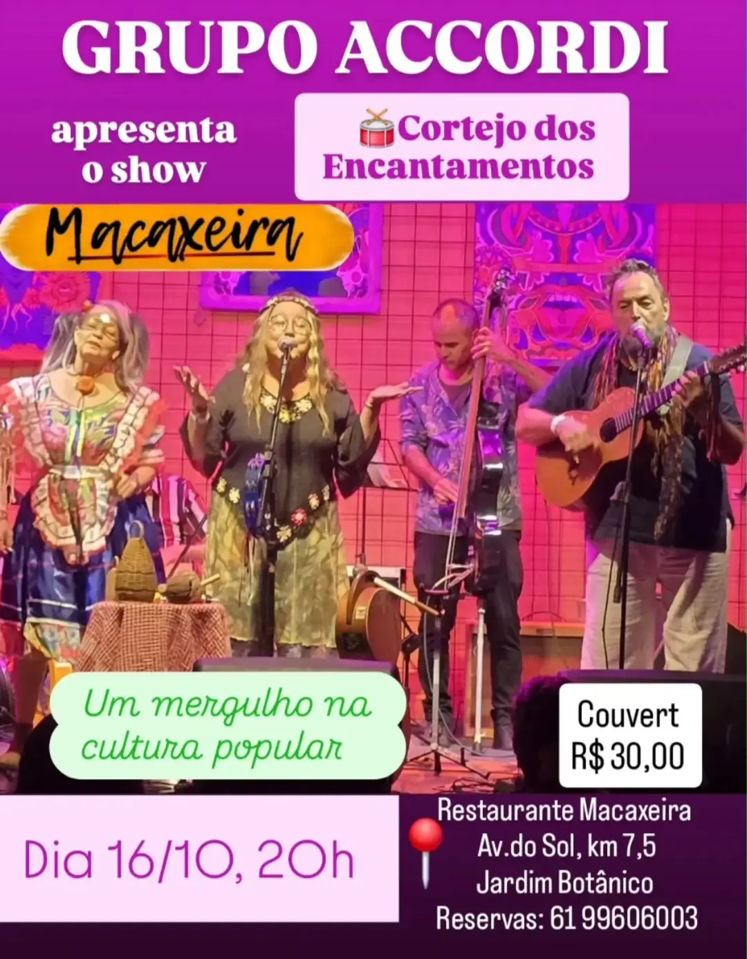 Flyer de Grupo Accordi