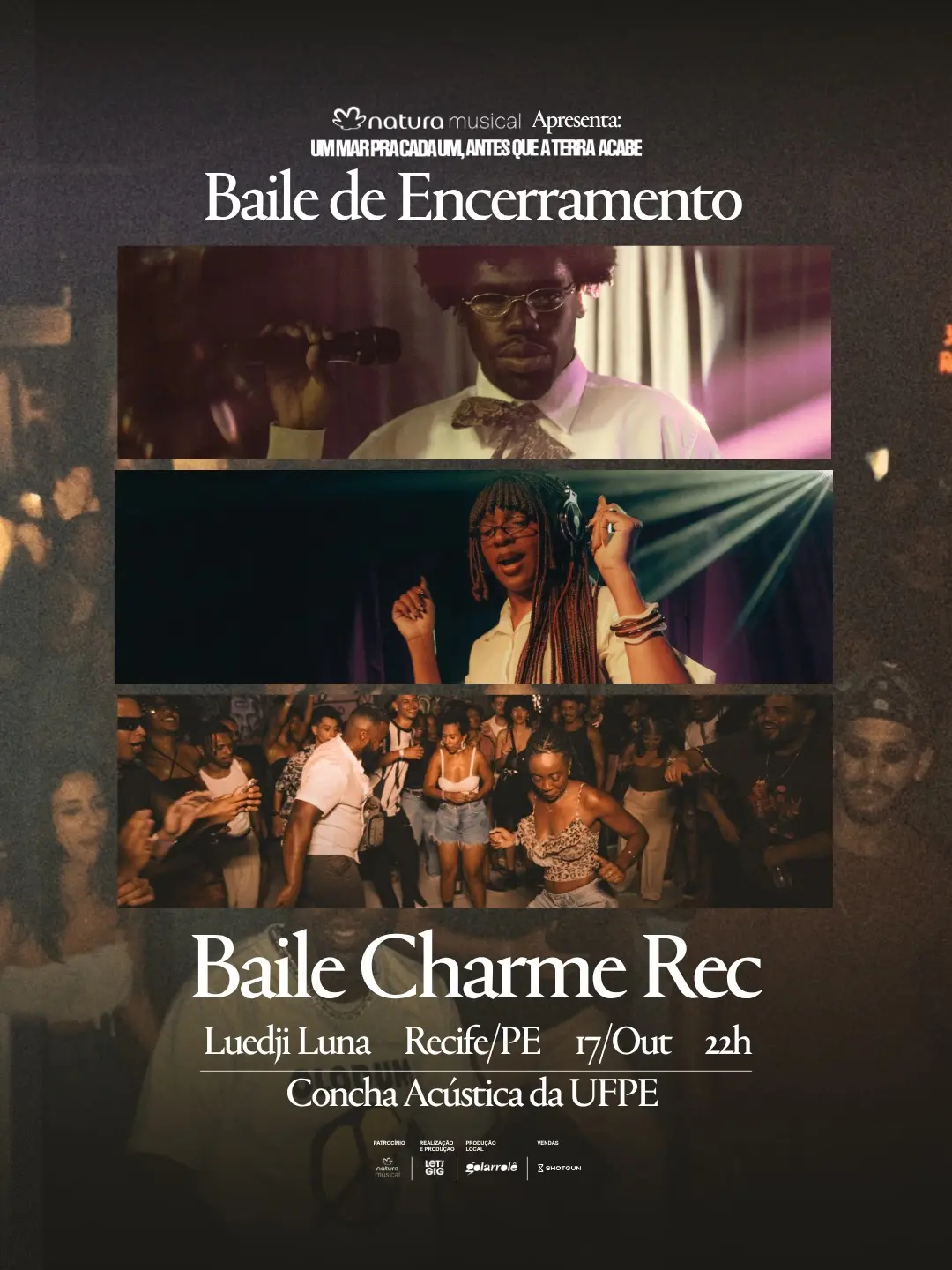 Flyer de Baile Charme REC