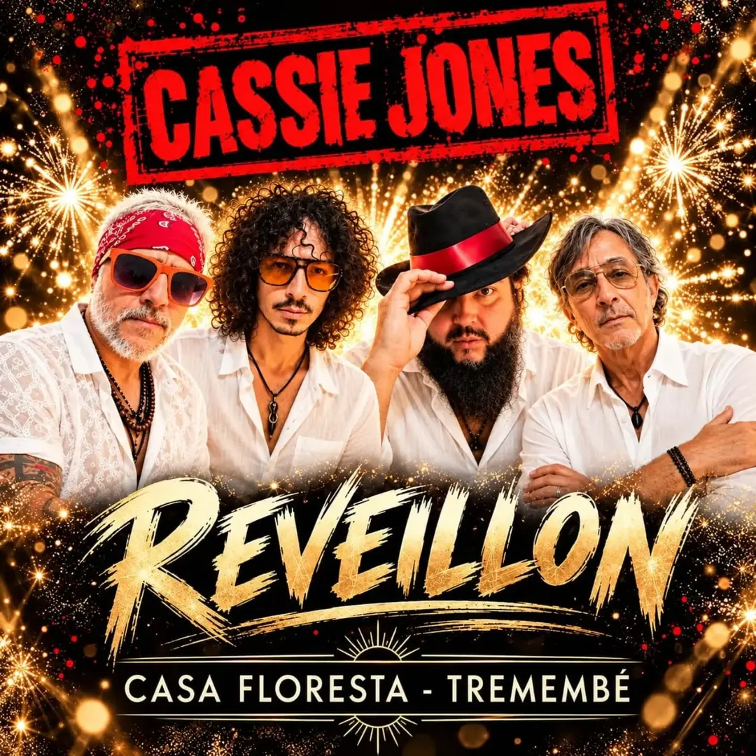 Flyer de Cassie Jones Rock Sem Anestesia e Cassie Jones