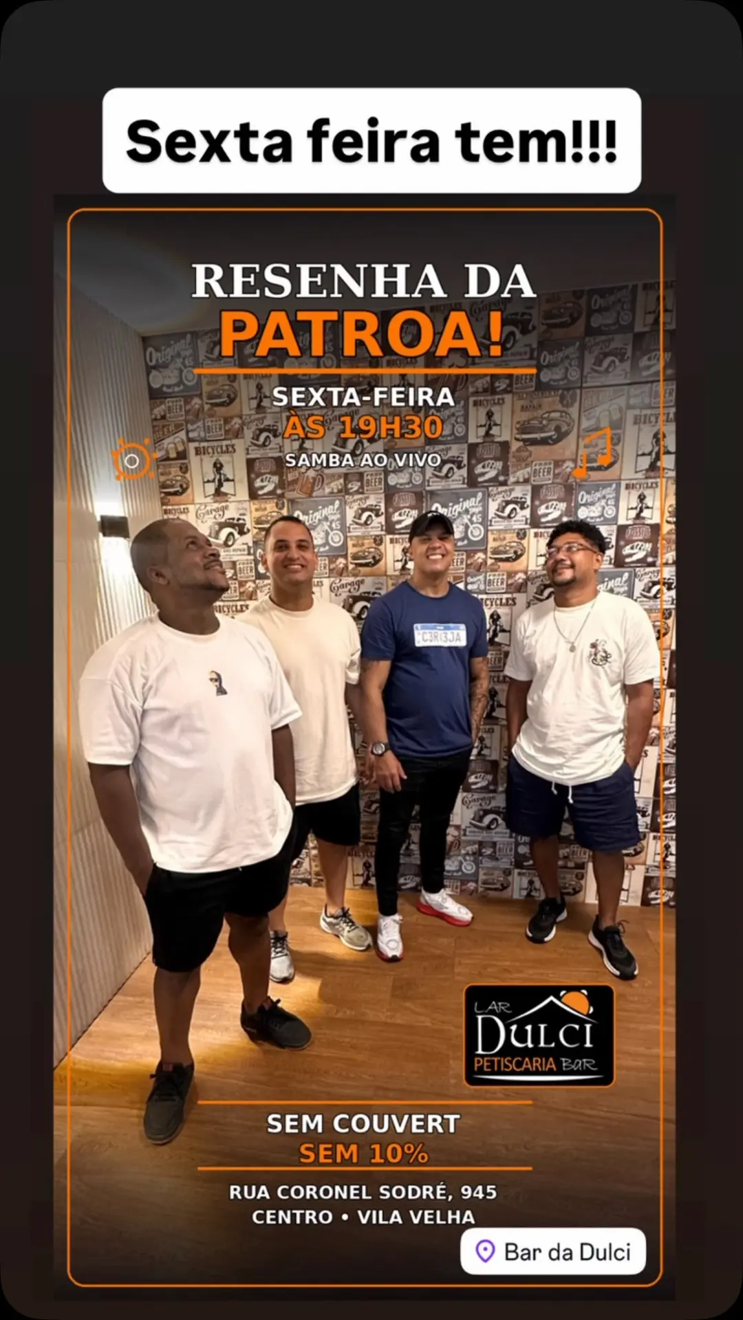 Flyer de Leonardo Montalvao, Elder Costa e mais 2 artistas