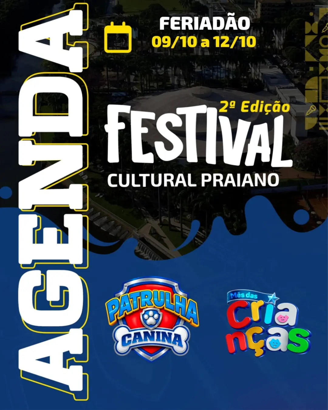 Flyer de Q'Levada, Jeisson Borges, Carley Pina e Emerson Cunha