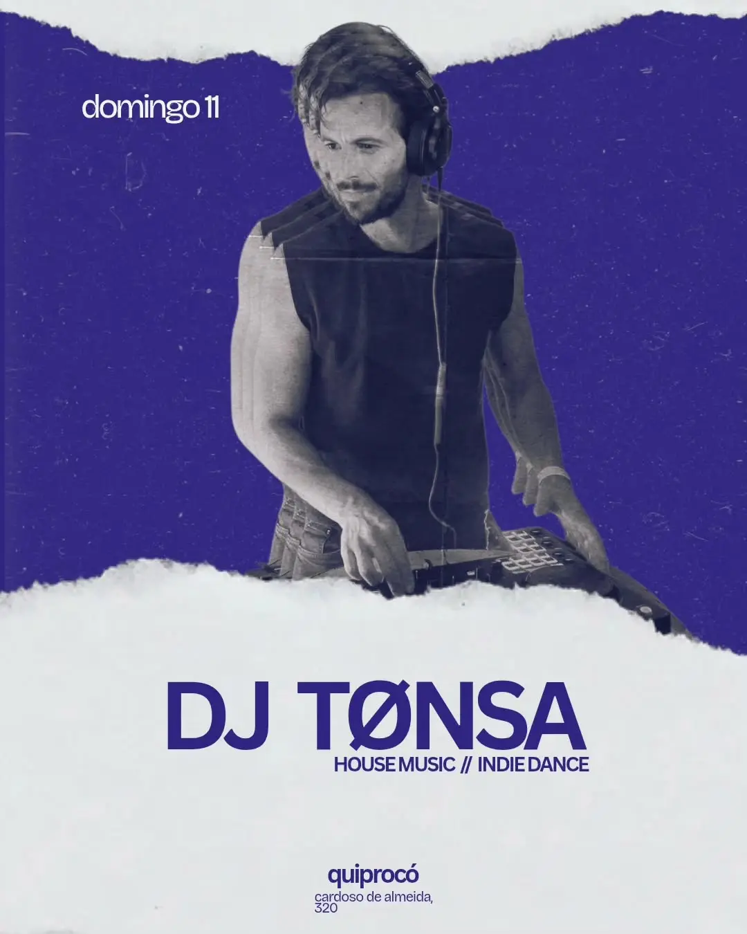 Flyer de DJ Tonsa