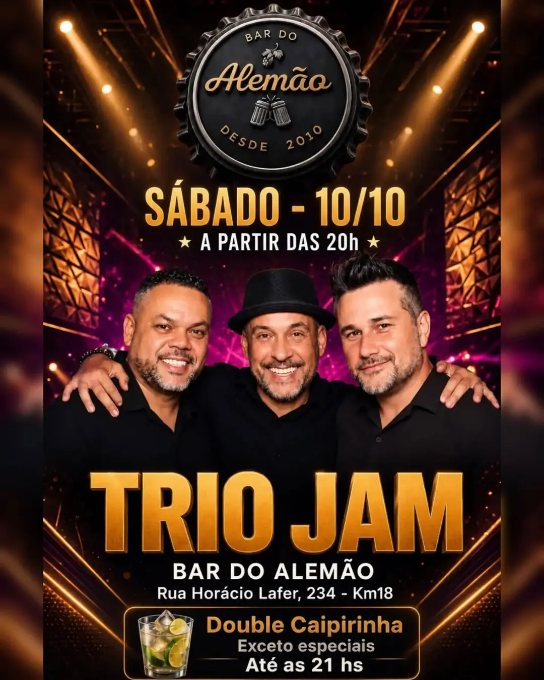 Flyer de Trio Jam