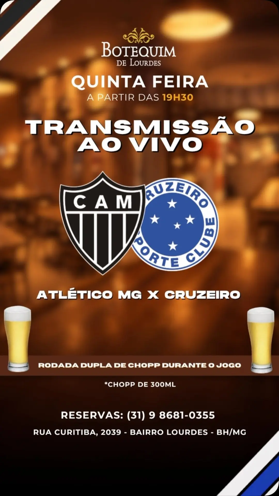 Flyer de BM e Resenha Sertaneja