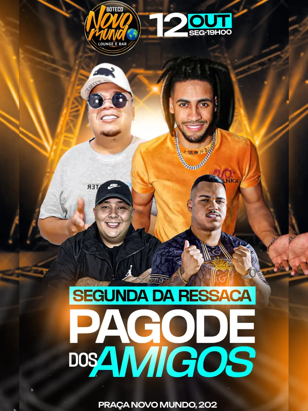 Flyer de PAGODE DOS AMIGOS e DJ Erick Bernardo