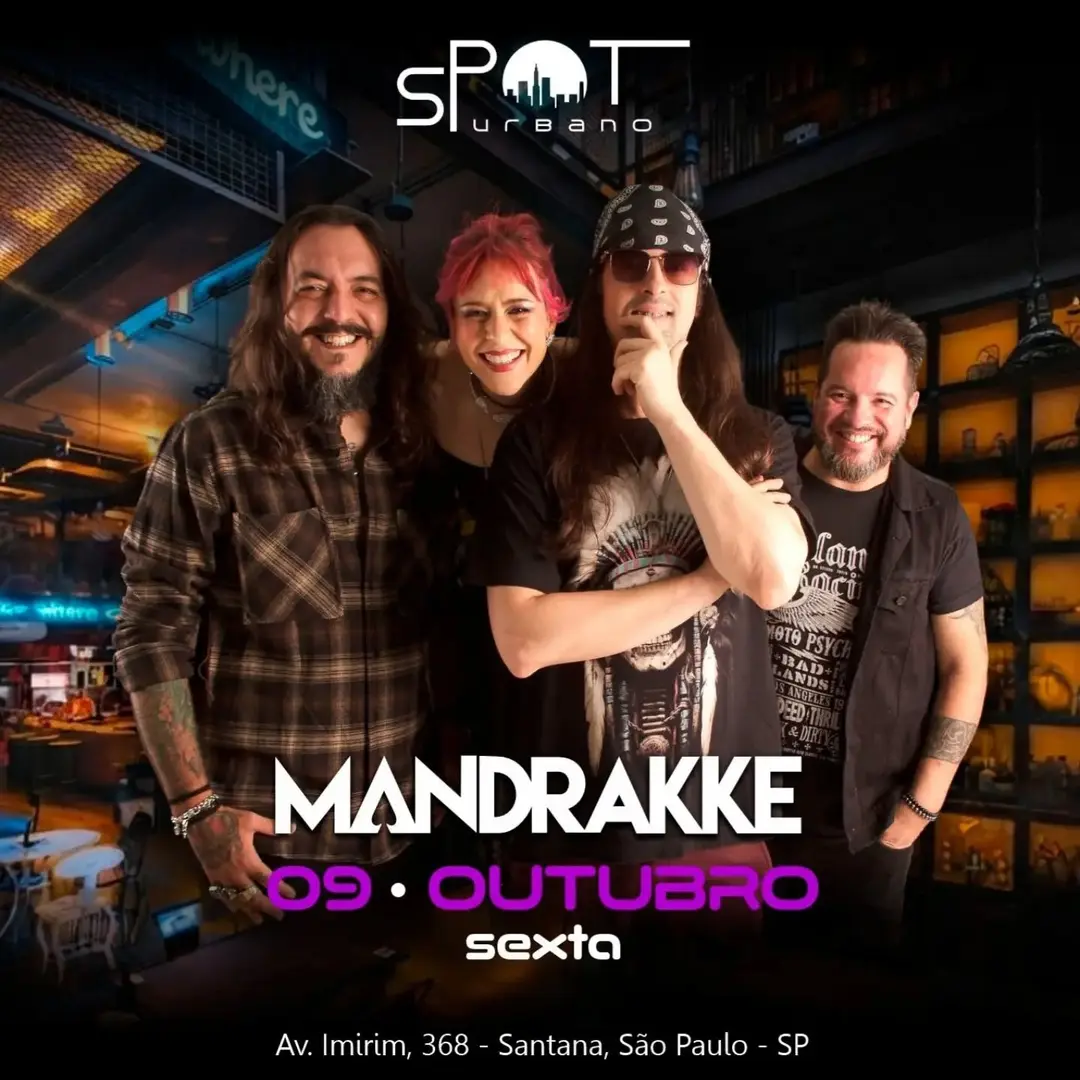 Flyer de Banda Mandrakke e Banda Madrakke