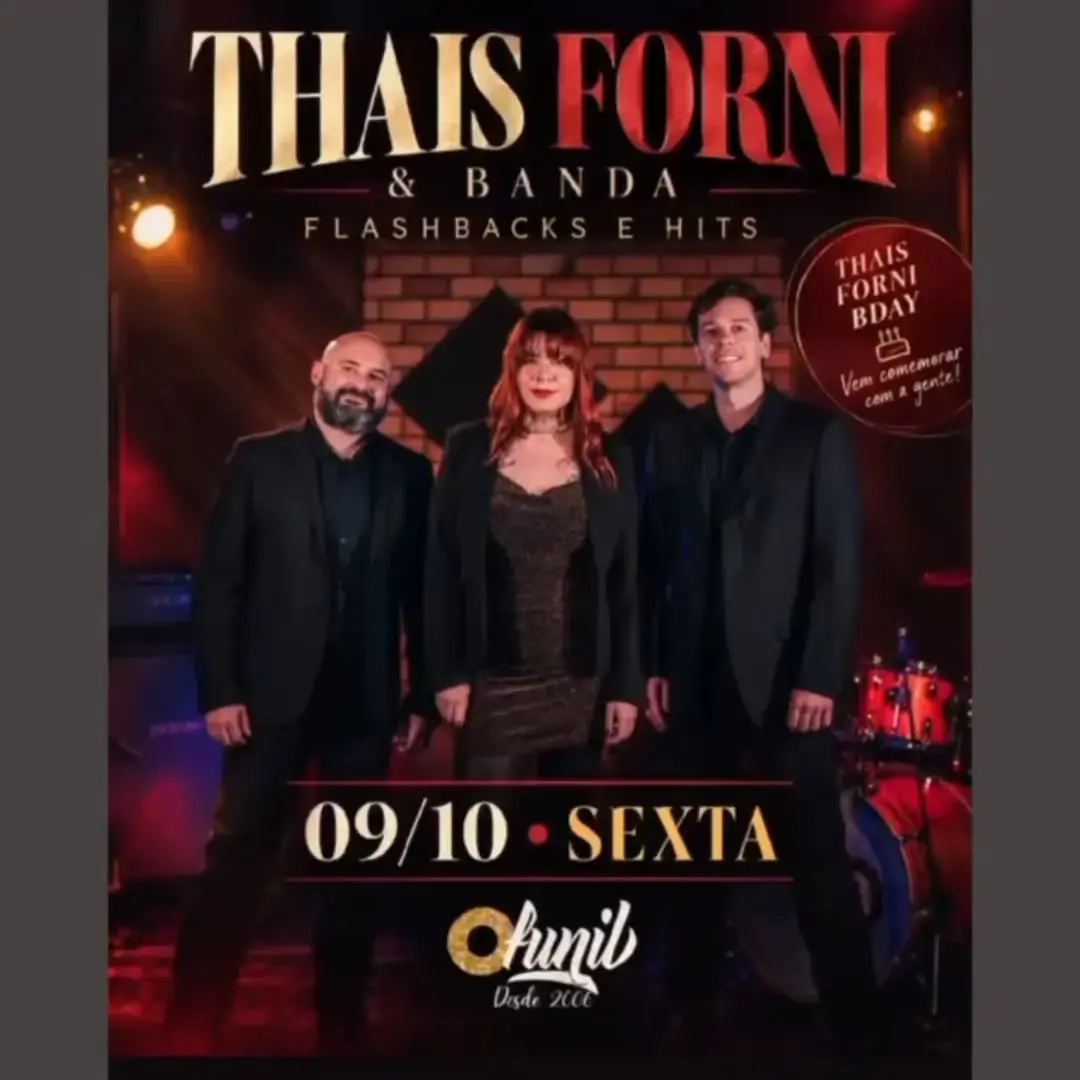 Flyer de THAIS FORNI & BANDA