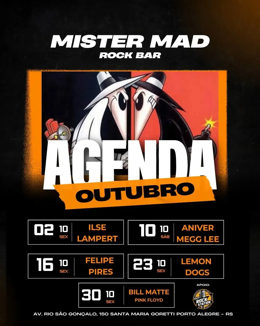 Flyer de Felipe Pires