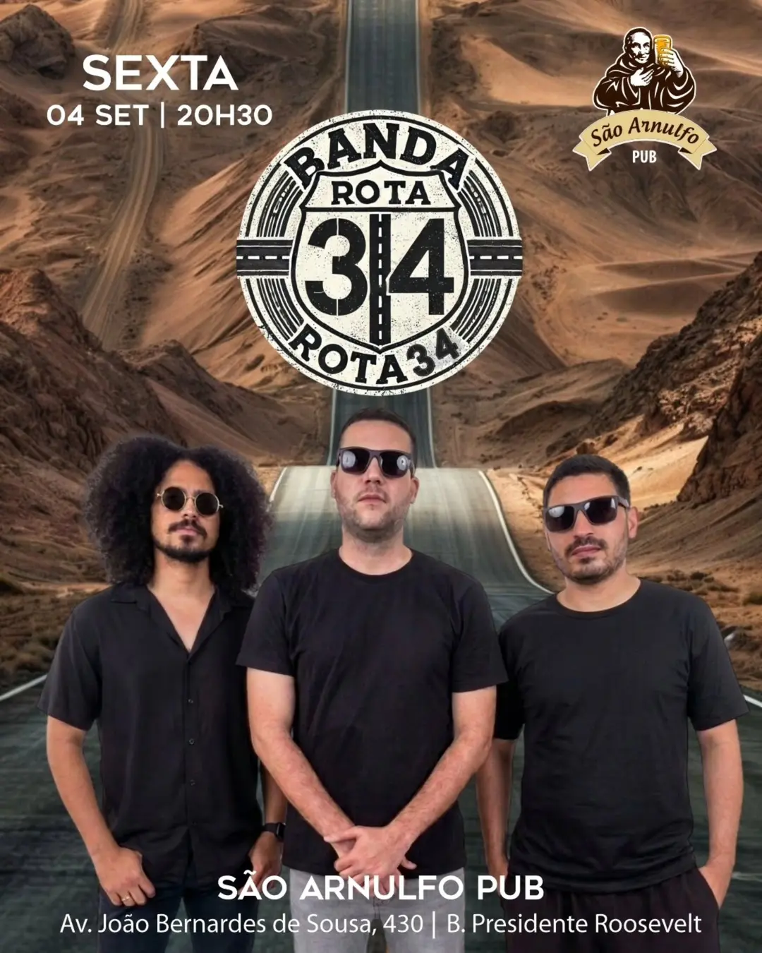 Flyer de Banda Rota 34