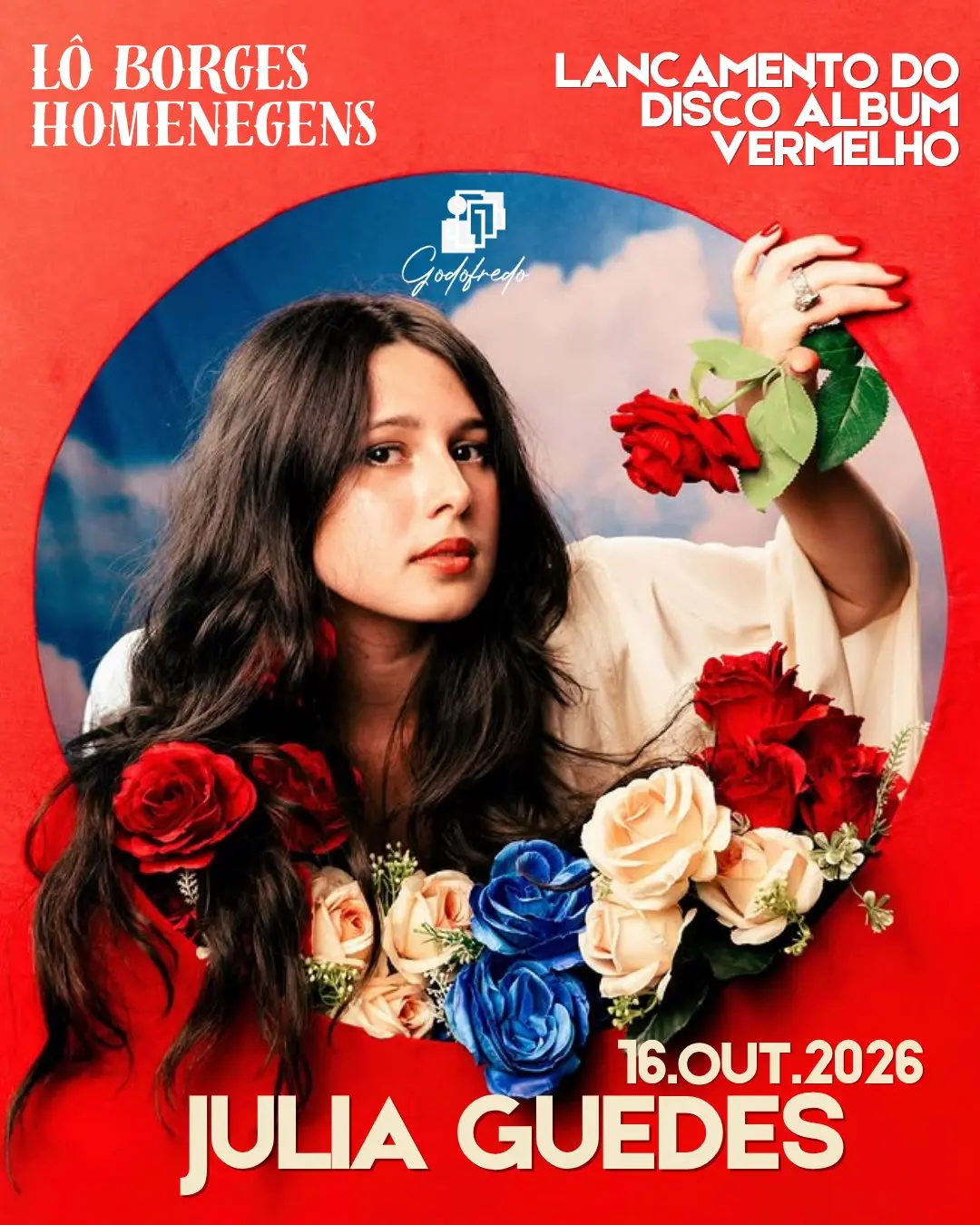 Flyer de Julia Guedes