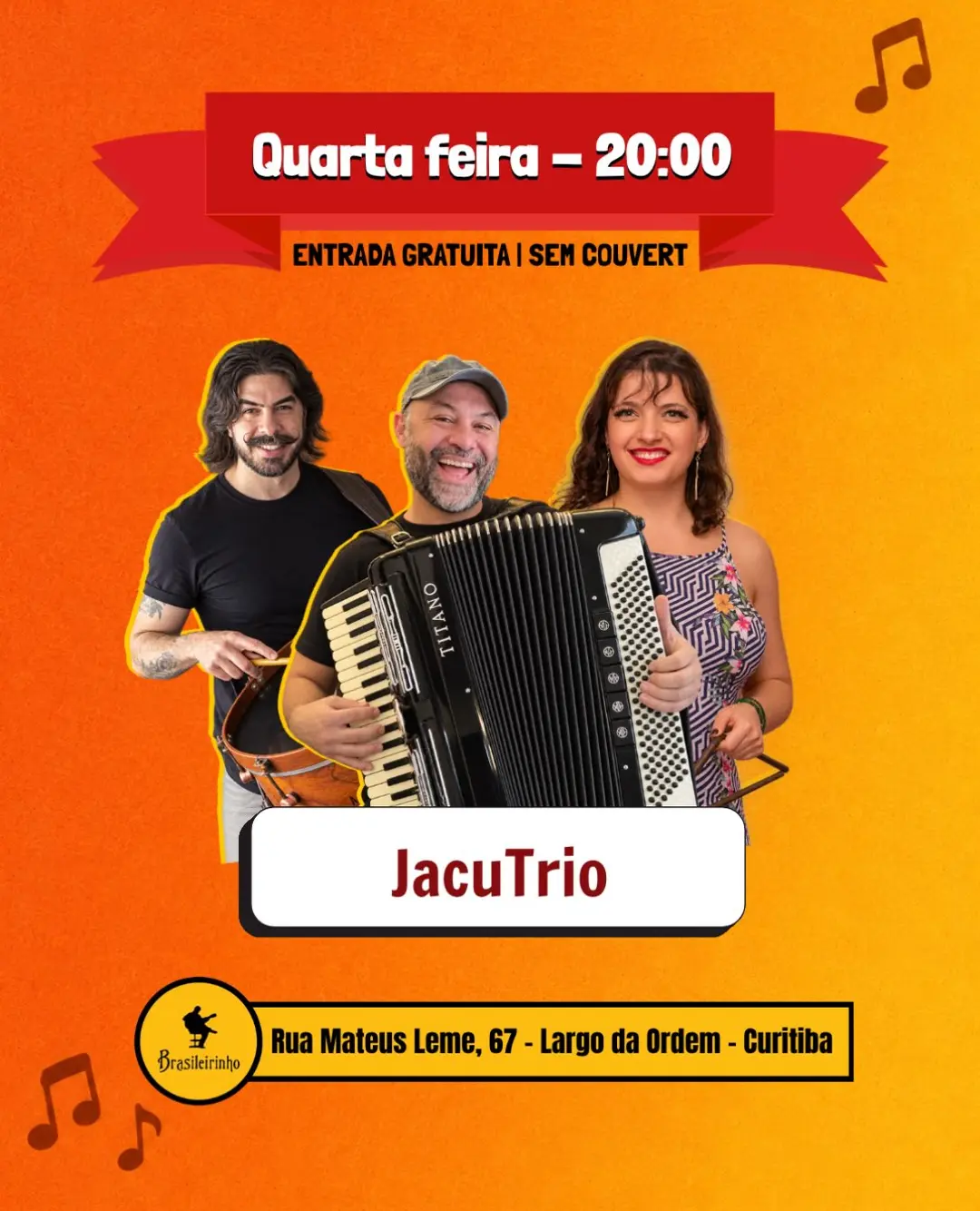 Flyer de Jacu Trio