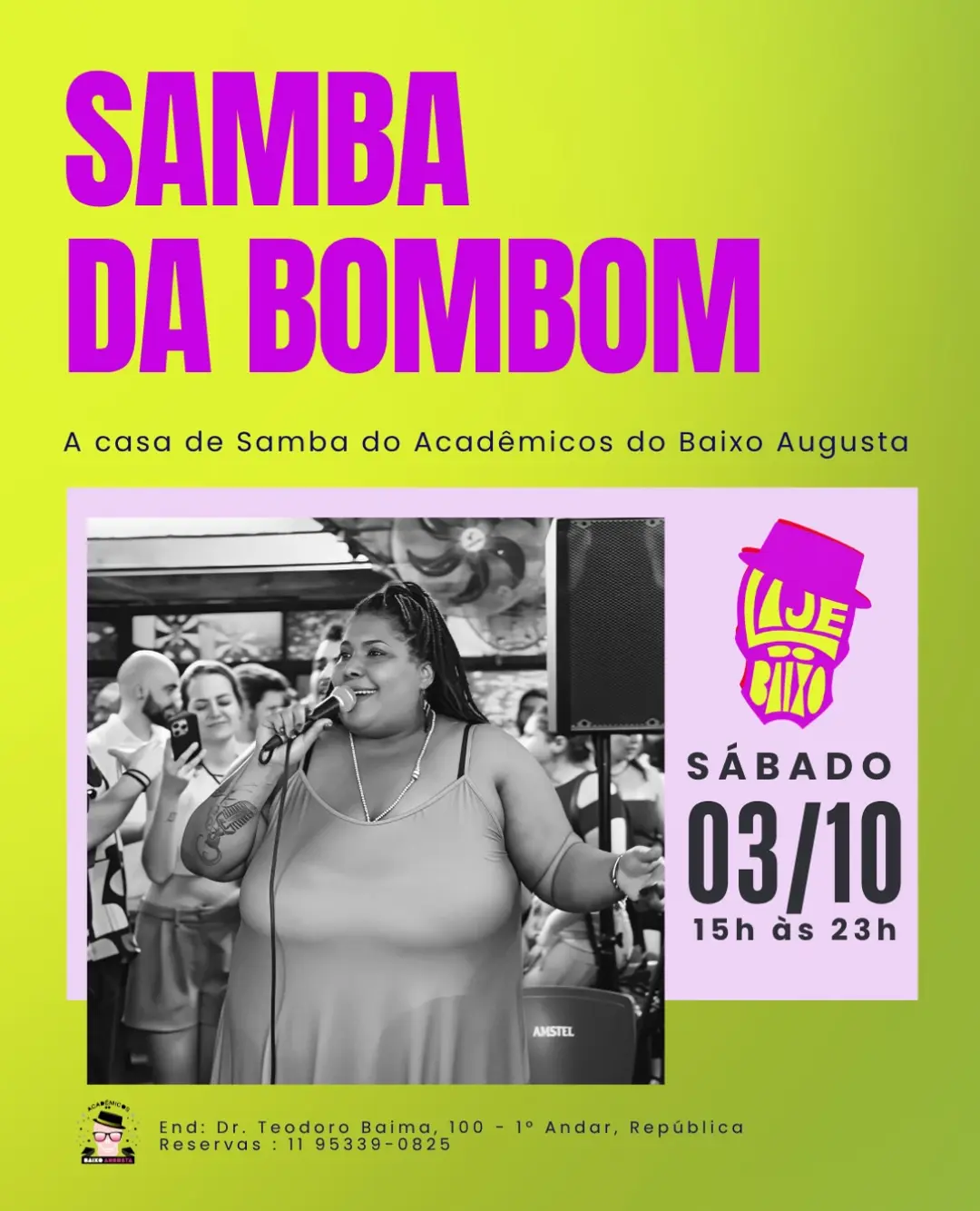 Flyer de Fabiana Bombom