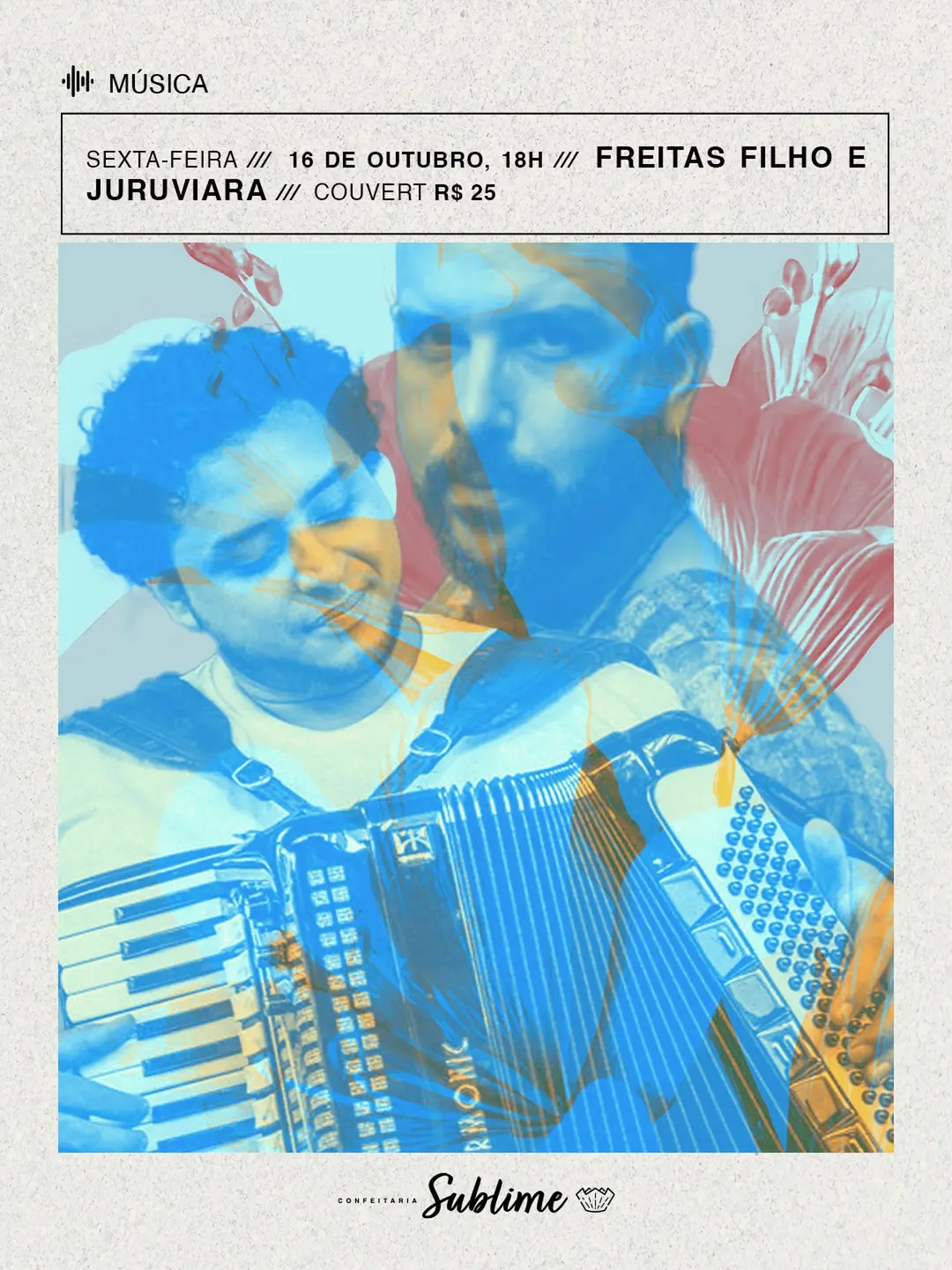 Flyer de Freitas Filho e Juruviara