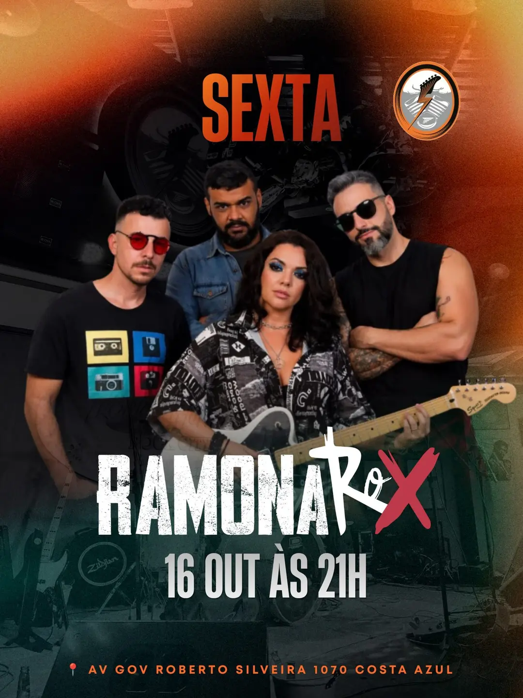 Flyer de Ramona Roxo