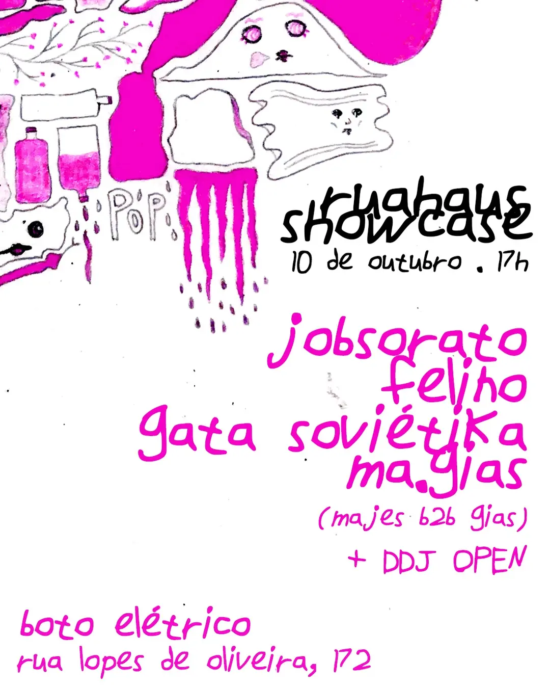 Flyer de Majes e Eugias