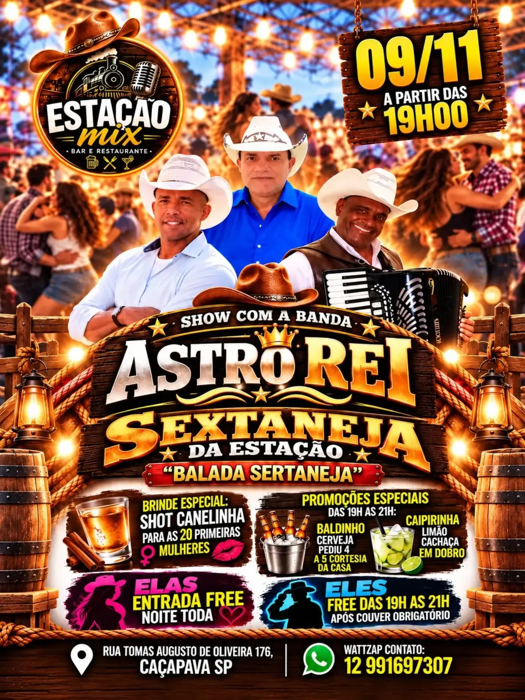 Flyer de Astro Rei