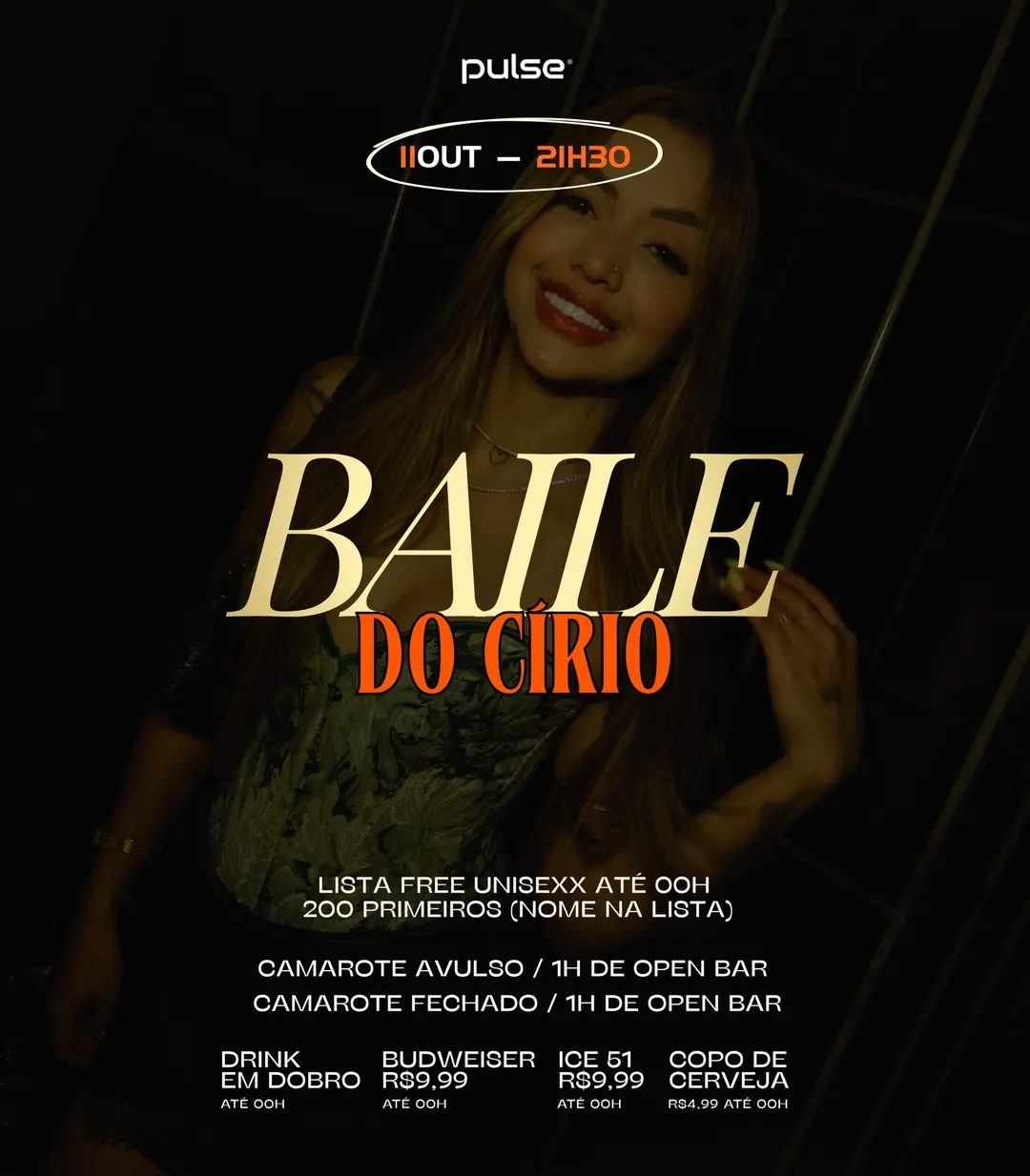 Flyer de Thiago, Gaia e Magrin