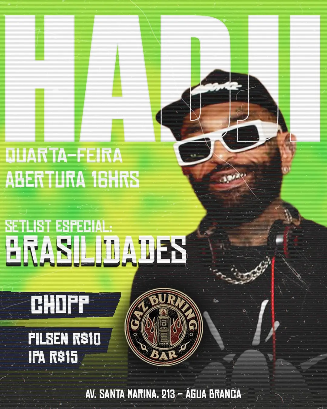 Flyer de DJ Hadji