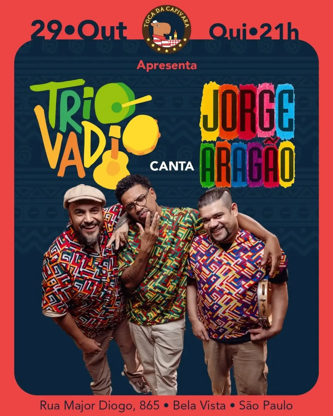 Flyer de Trio Vadio