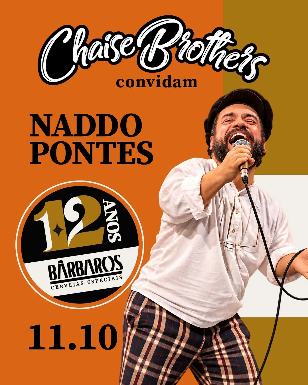 Flyer de Naddo Pontes