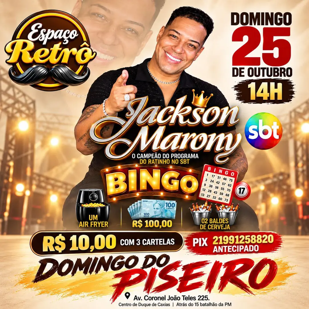Flyer de Jackson Marony
