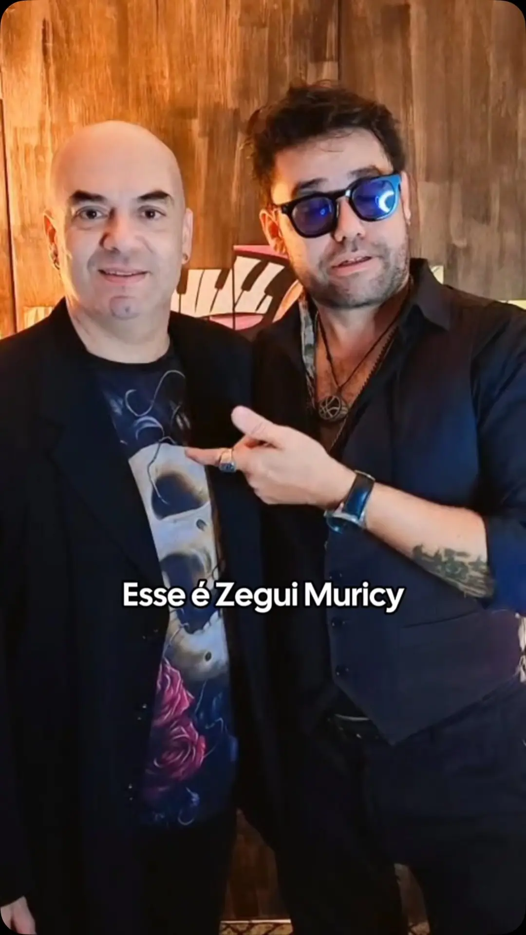 Flyer de Zégui Muricy e Loo Felix
