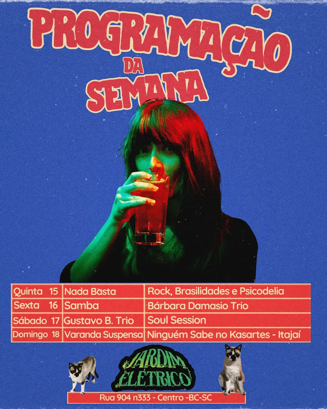 Flyer de Rafaelo de Goes e mais 3 artistas