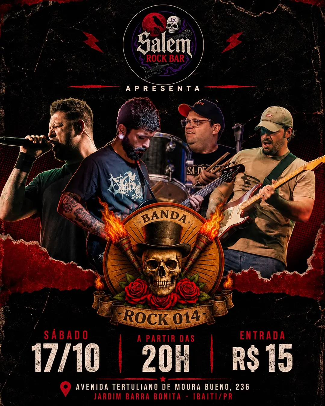 Flyer de Banda Rock 014