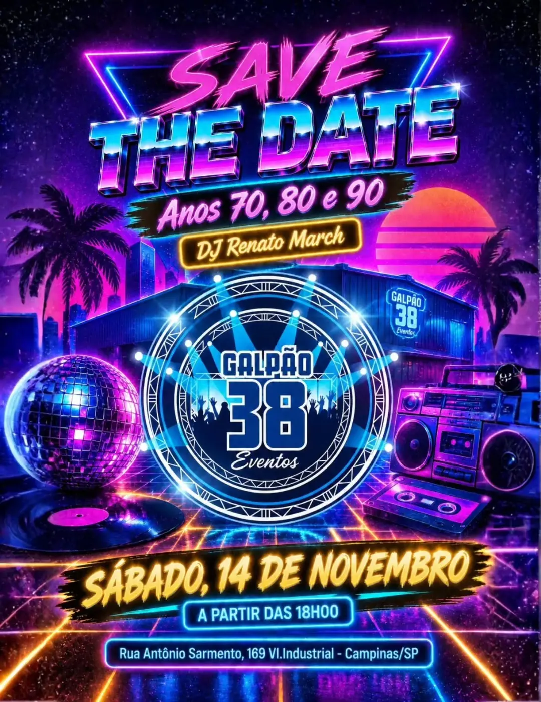 Flyer de DJ Renato March