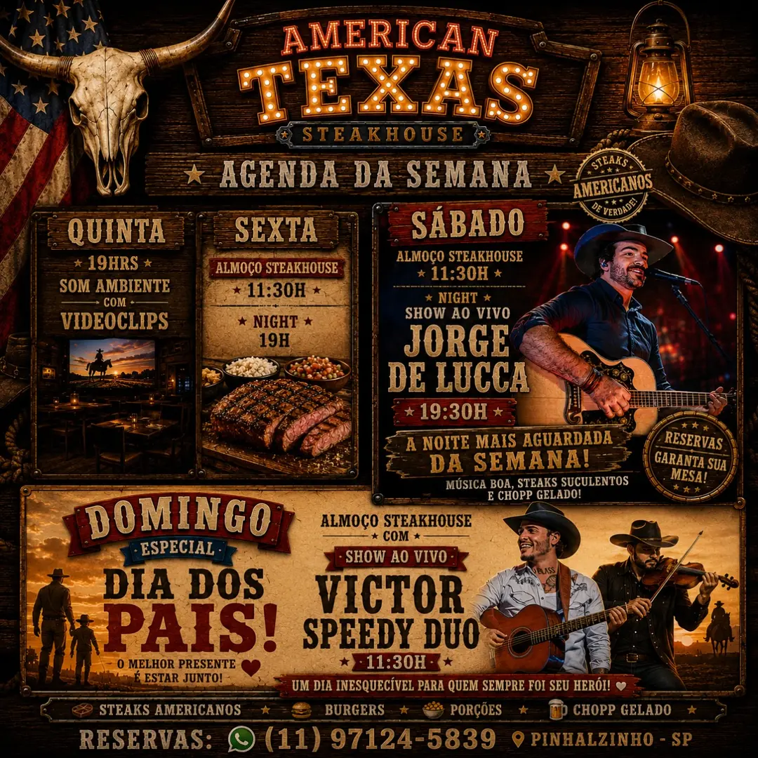 Flyer de Jorge Delucca - The Cowboy's Destiny