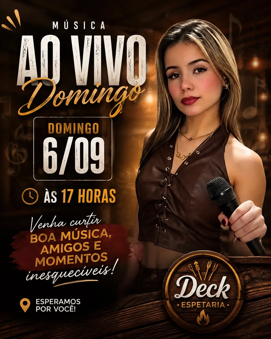 Flyer de Gabi Leite