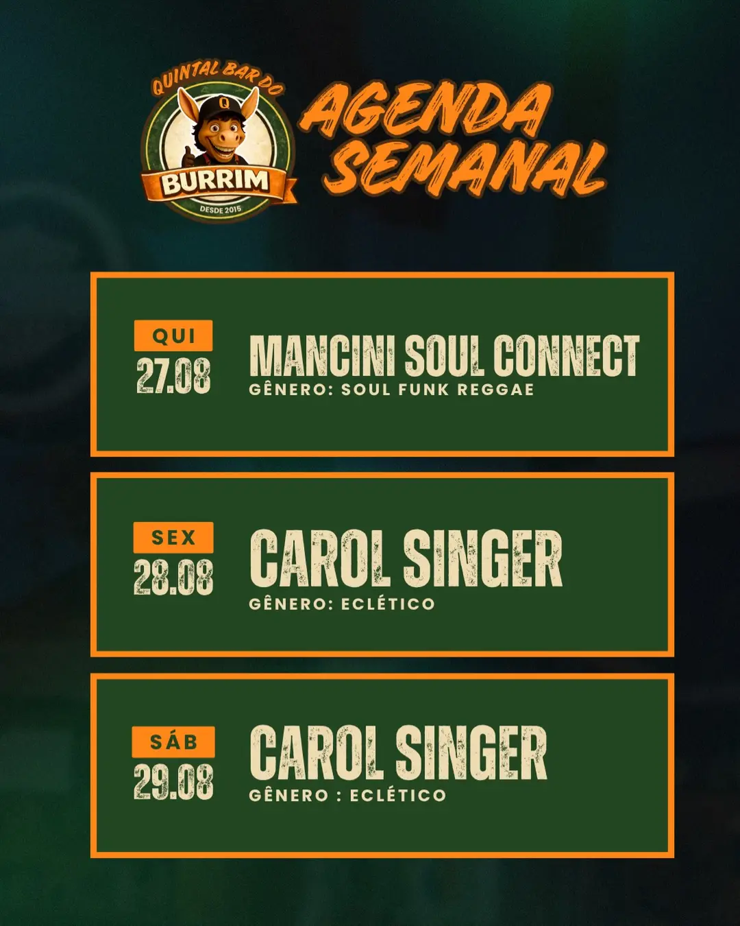 Flyer de Mancini Soul Connect