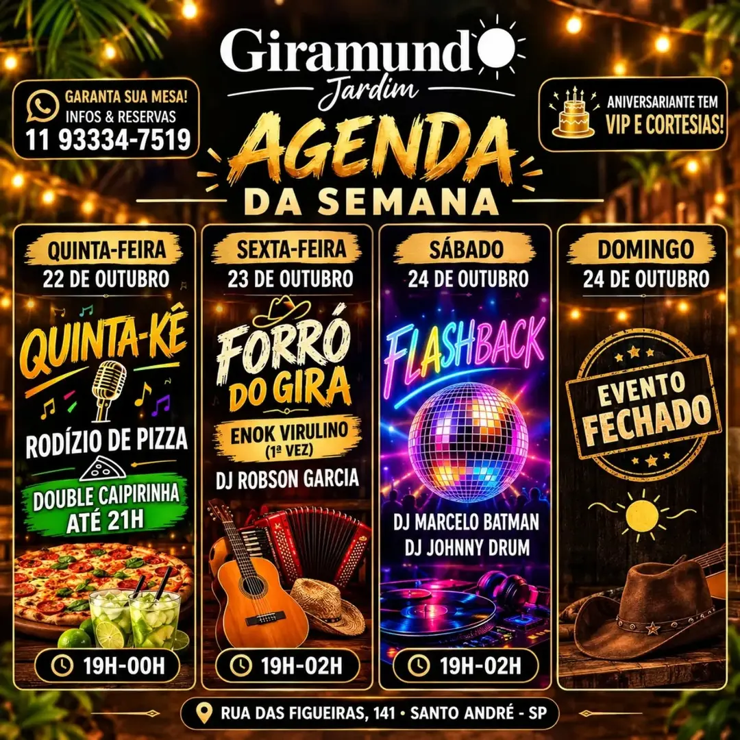 Flyer de DJ Marcelo Batman e Johnny Drum
