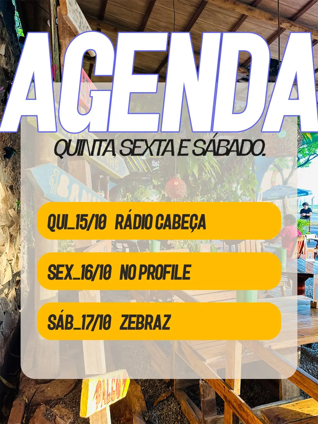 Flyer de Rádio Cabeça