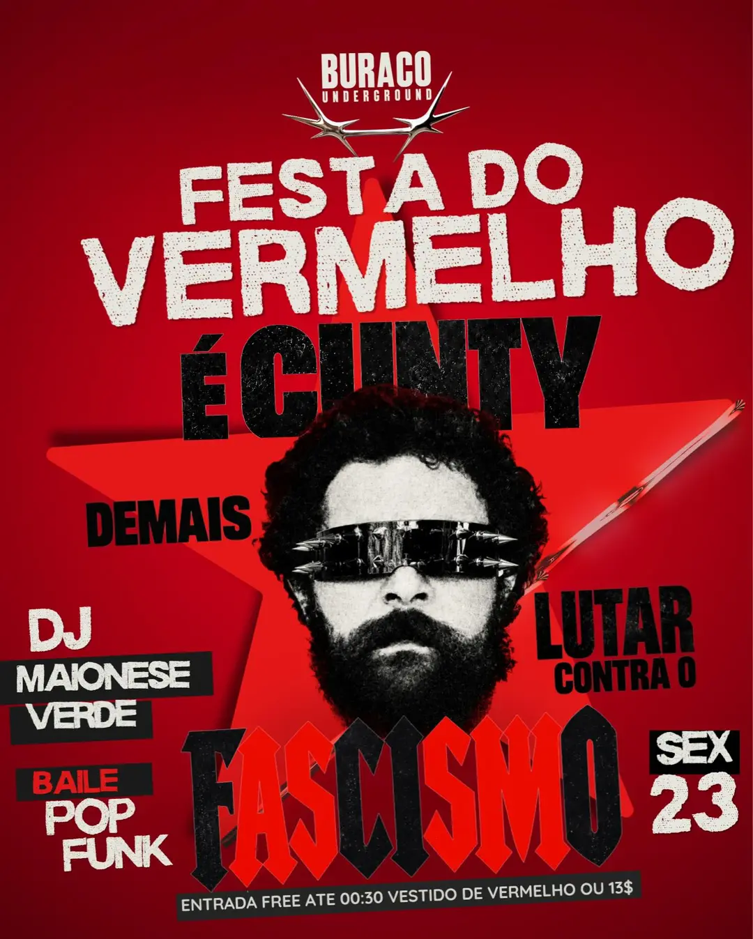 Flyer de DJ Maionese Verde