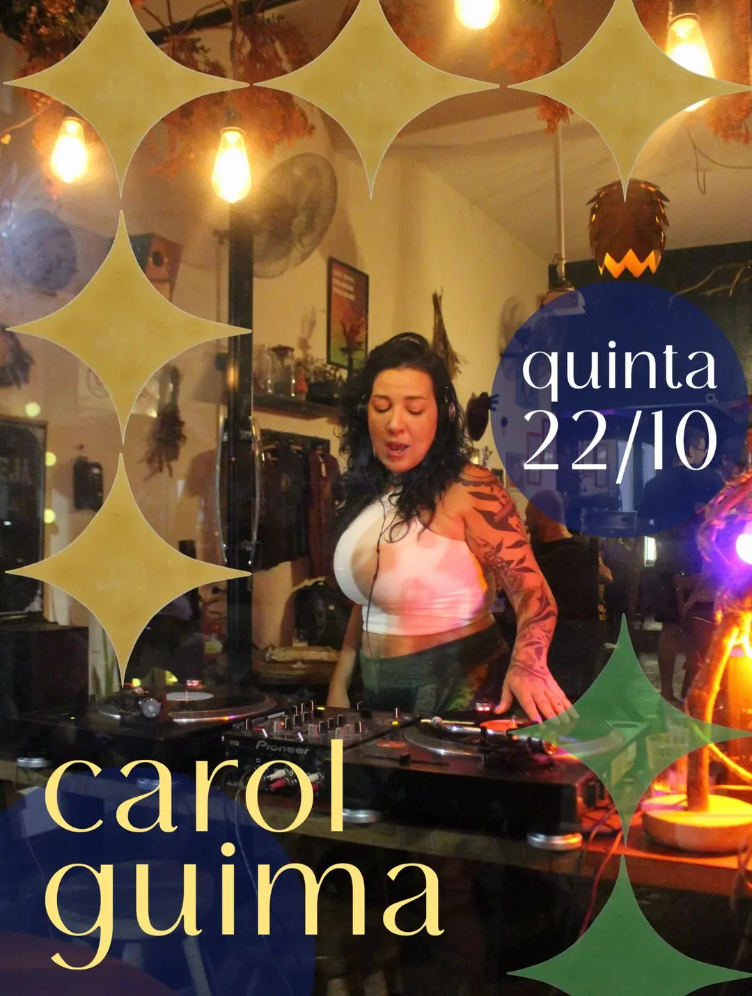 Flyer de Carol Guima