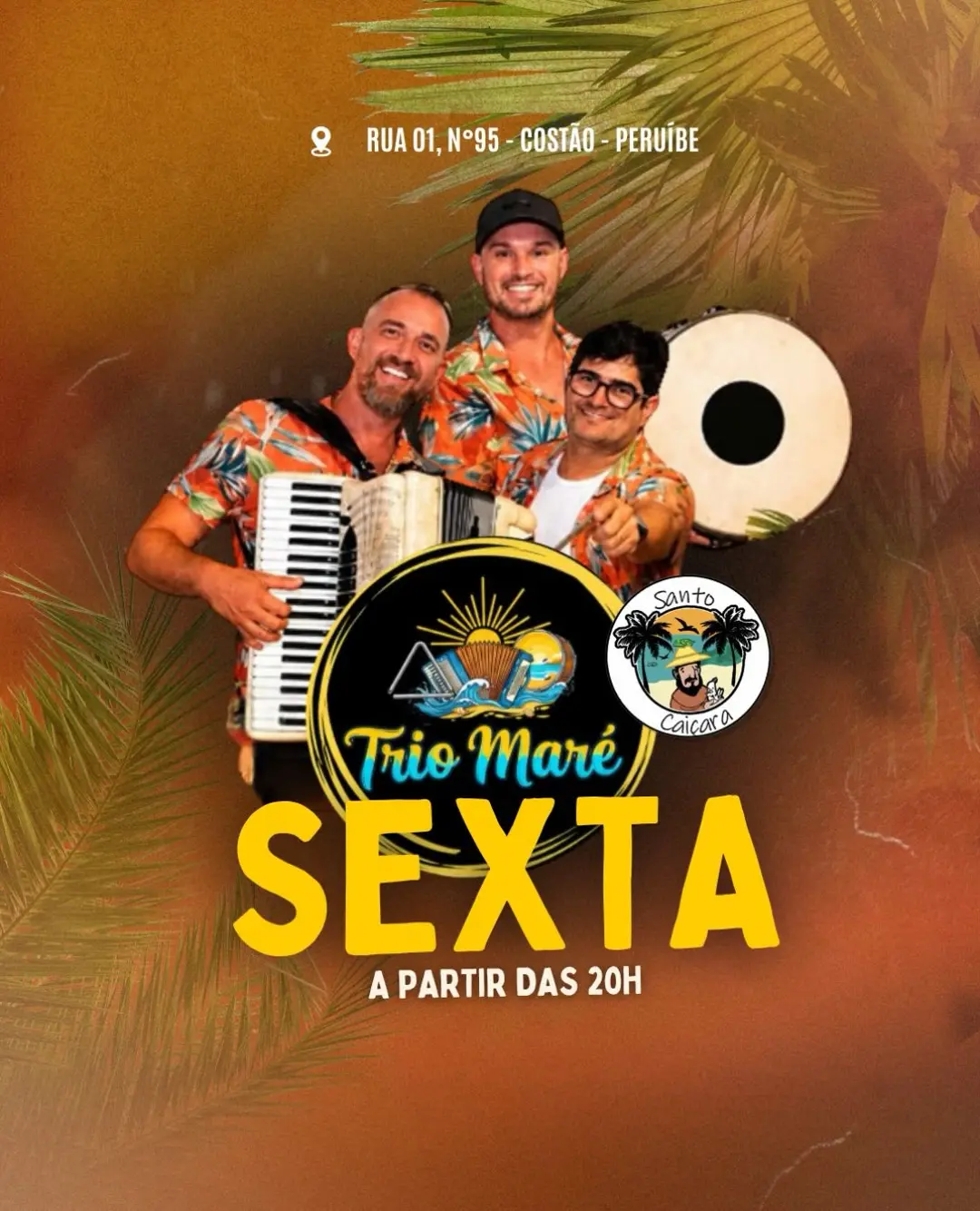 Flyer de Trio Maré