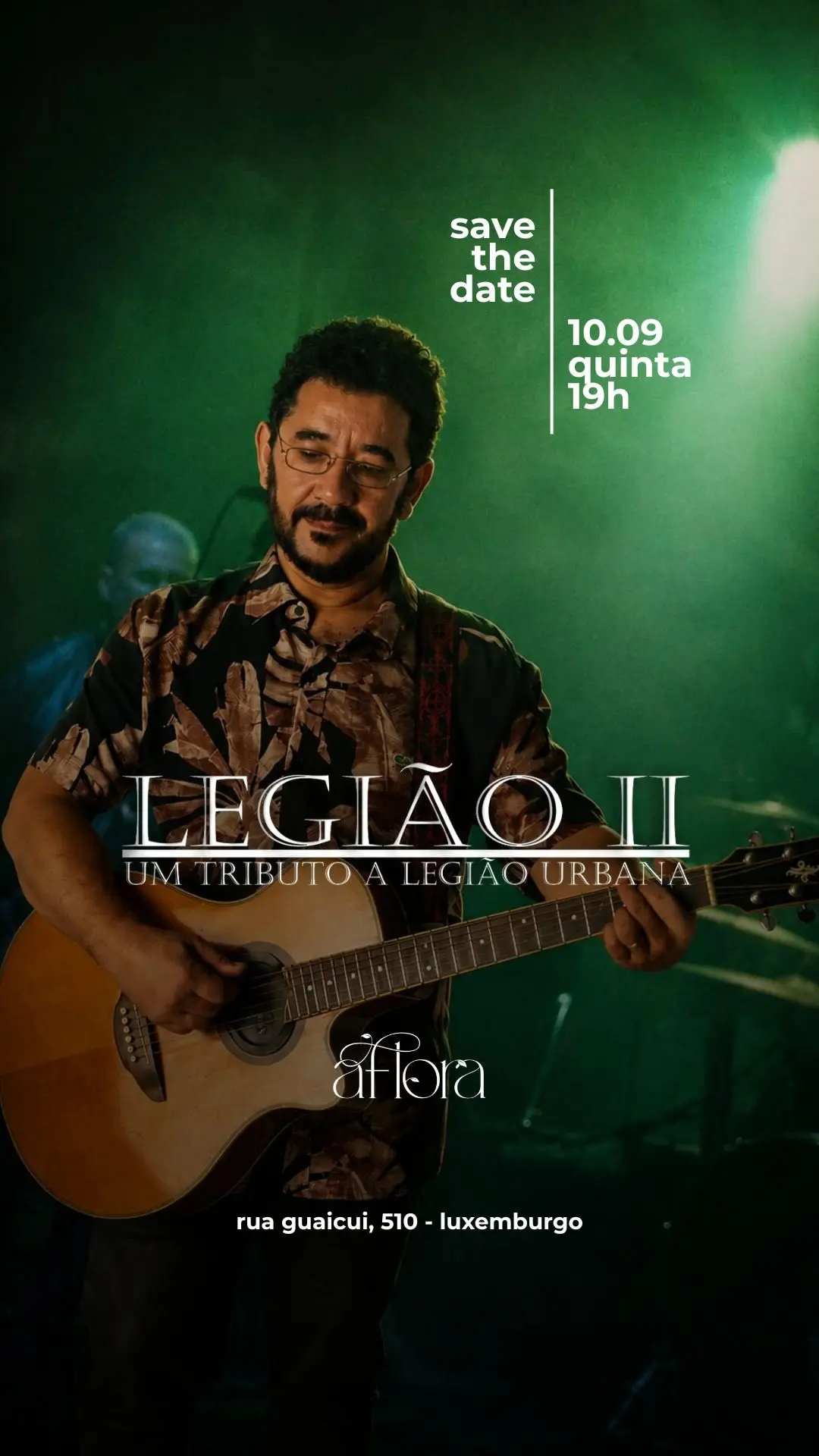 Flyer de Paixão Legião e legião ll