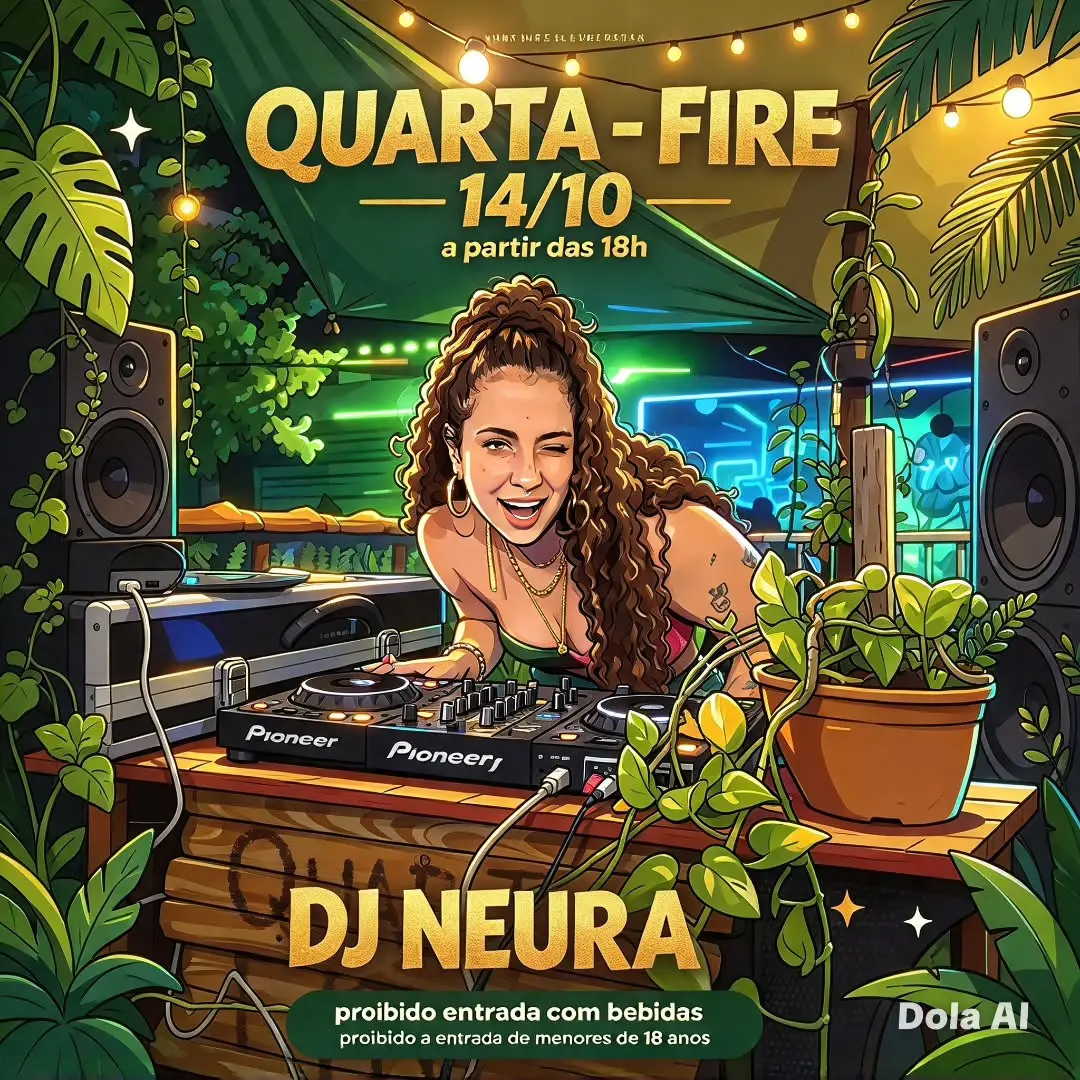 Flyer de Dj Neura