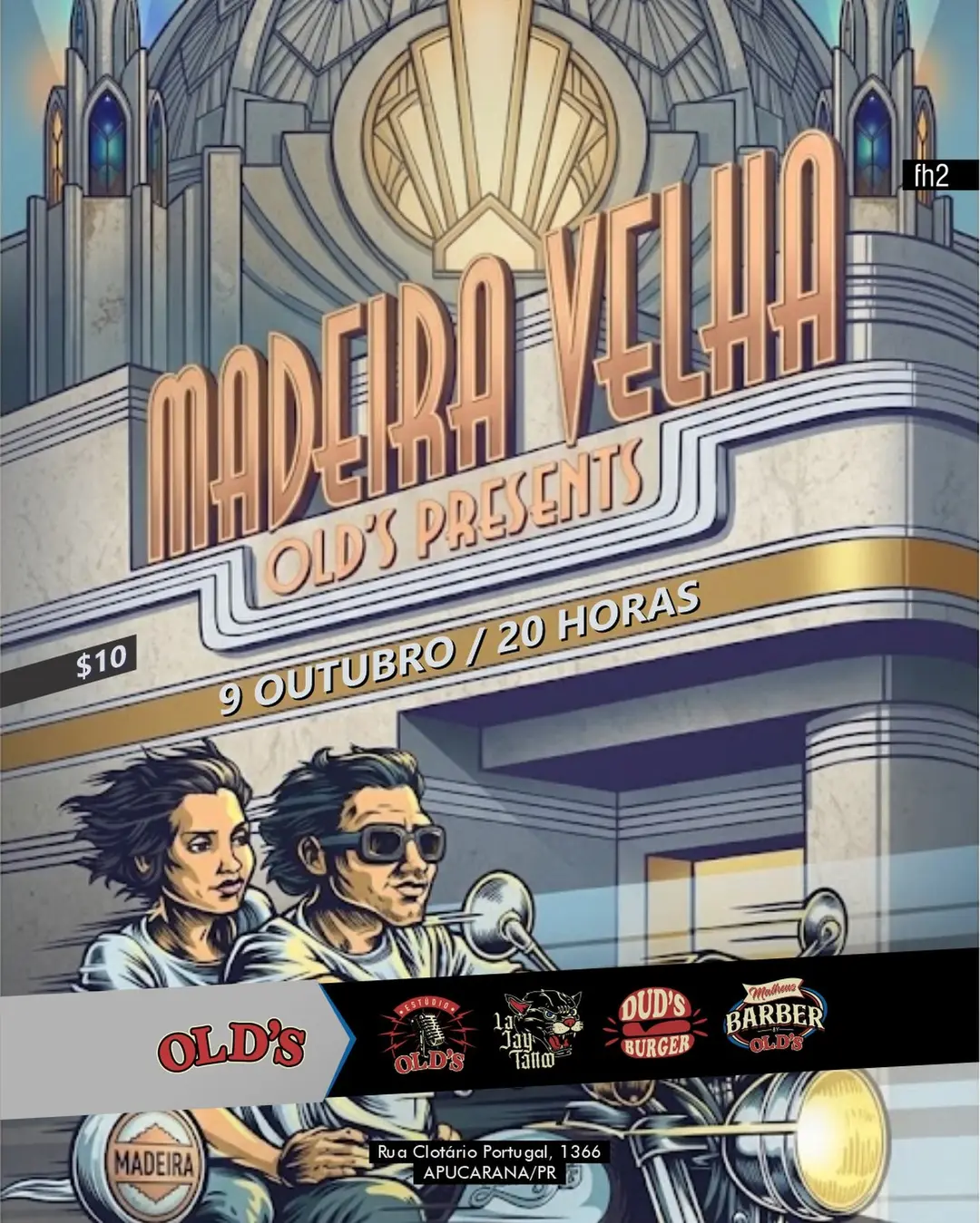 Flyer de Madeira Velha