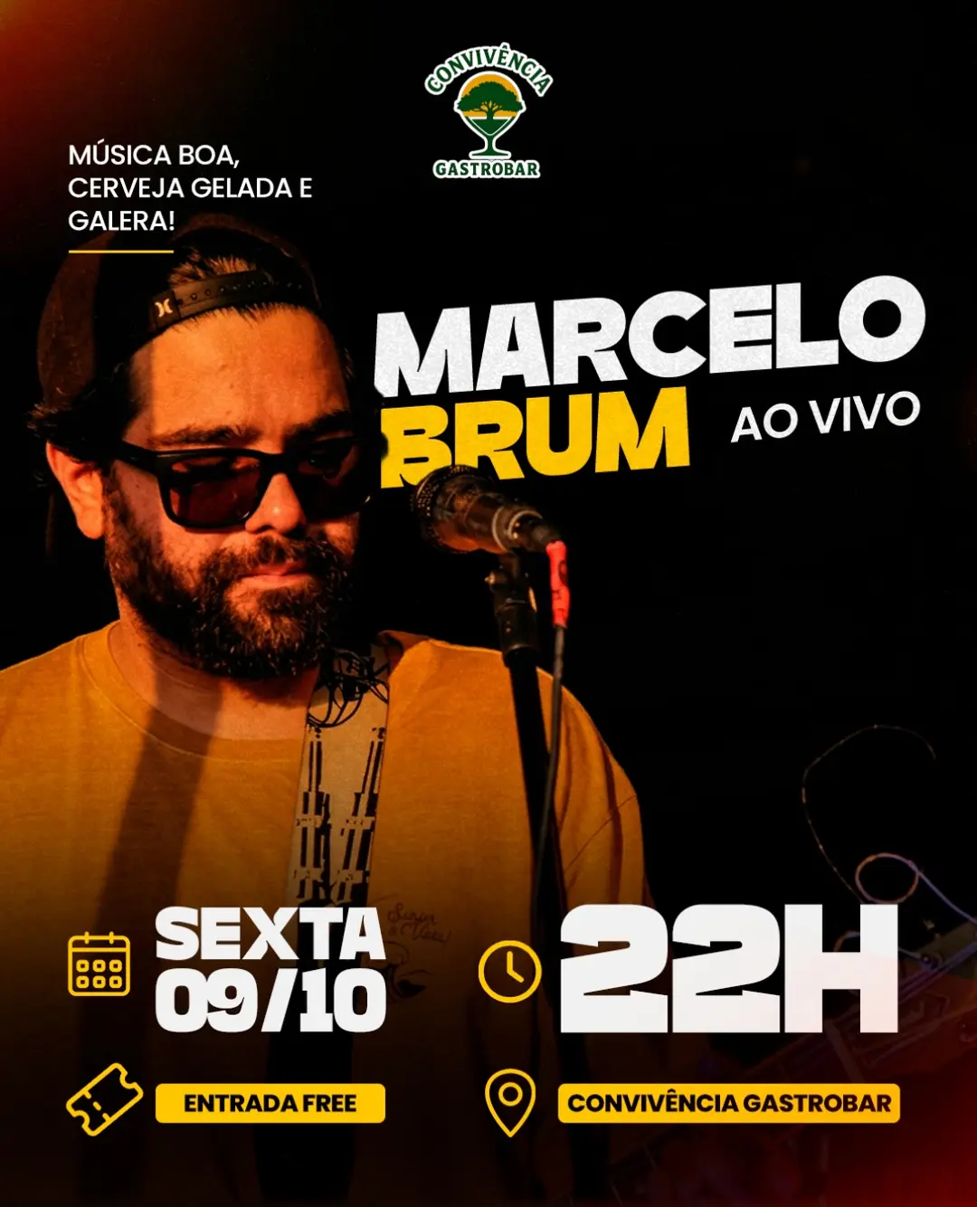 Flyer de Marcelo Brum