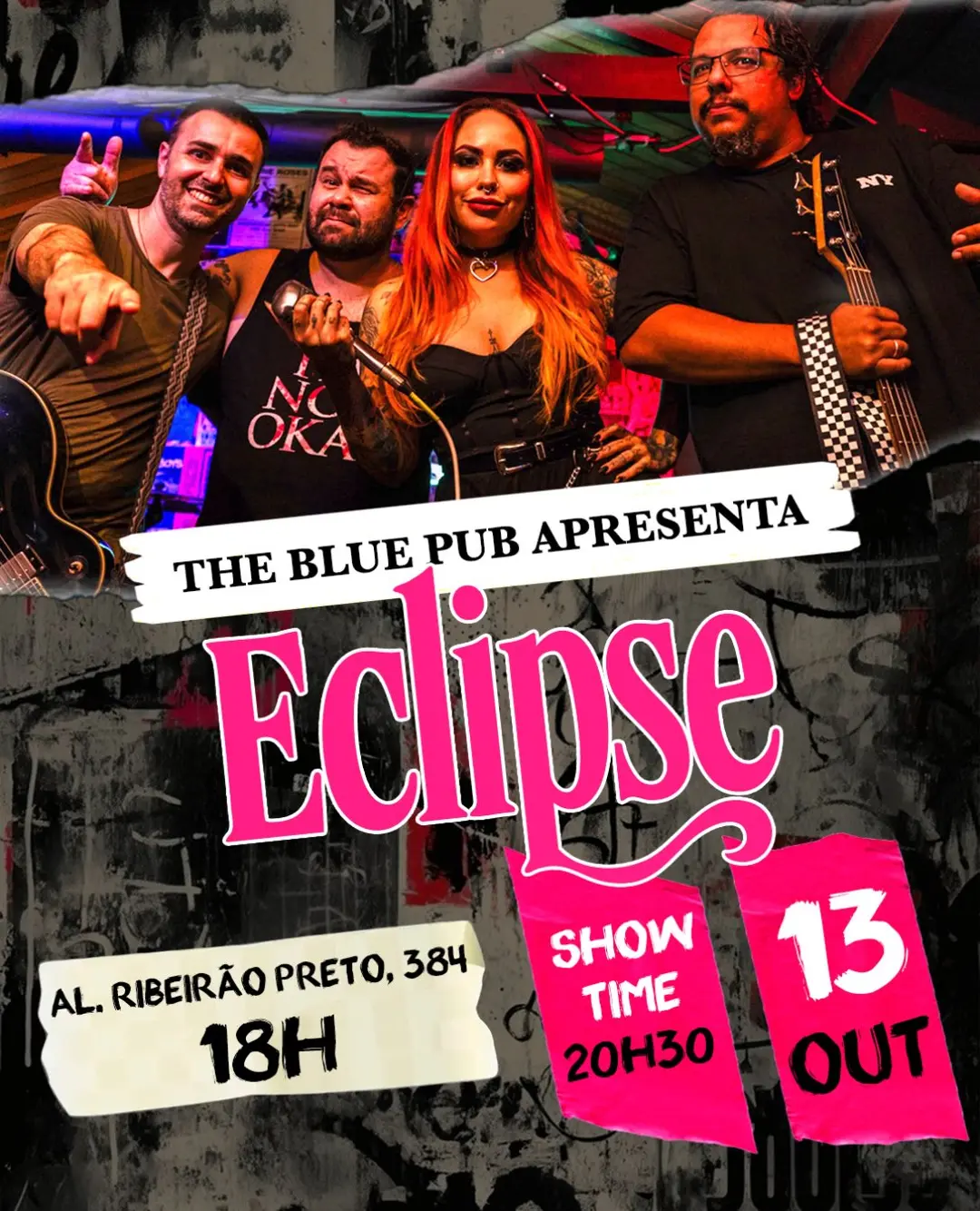 Flyer de Eclipse Rock e Eclipse