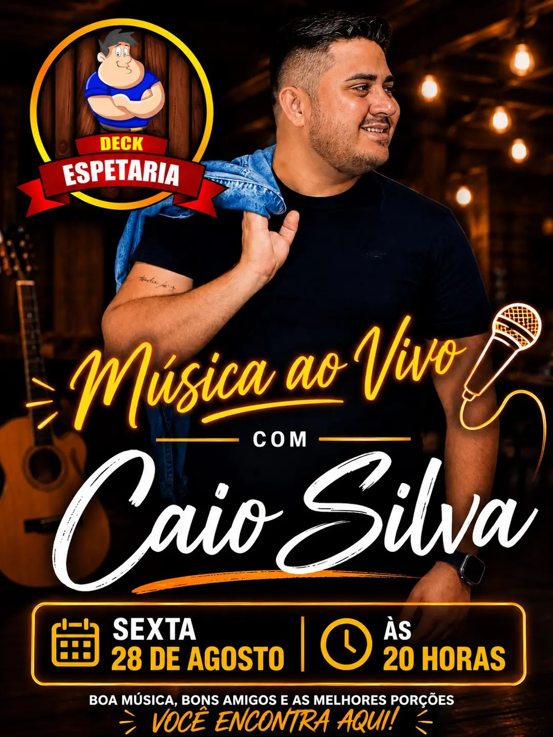 Flyer de Caio Silva