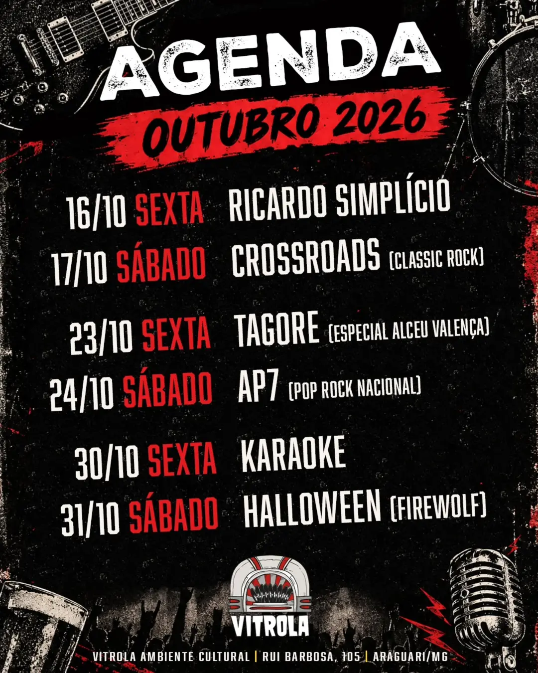 Flyer de Banda Crossroads